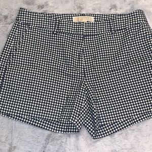 Michael Kors Plaid Print Mini Shorts
